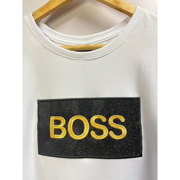 Camiseta Cotton Egípcio HB Estampada - Branco 