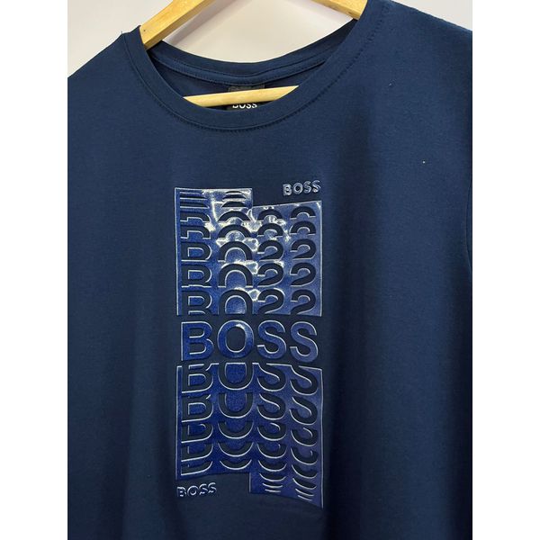 Camiseta Luxo HB Estampada - Azul Marinho