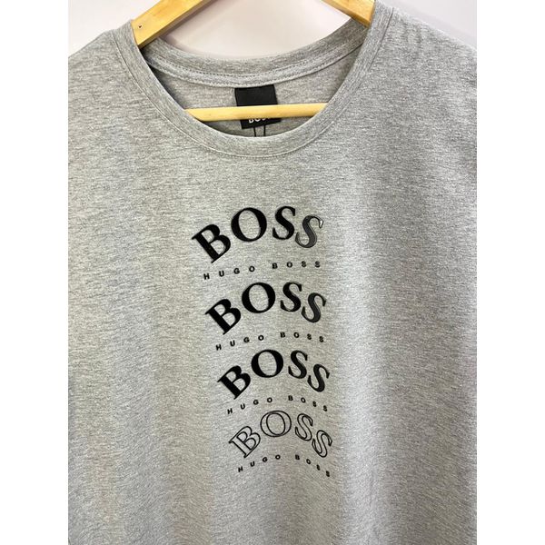 Camiseta Luxo HB Estampada - Cinza