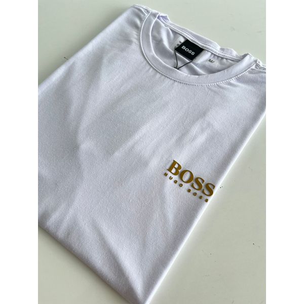Camiseta Cotton Egípcio HB Estampada - Branco