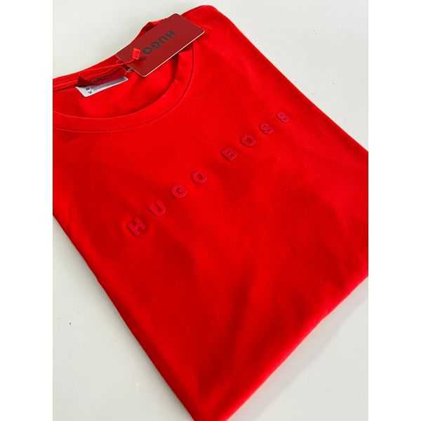 Camiseta Cotton Egípcio HB Estampada - Vermelho