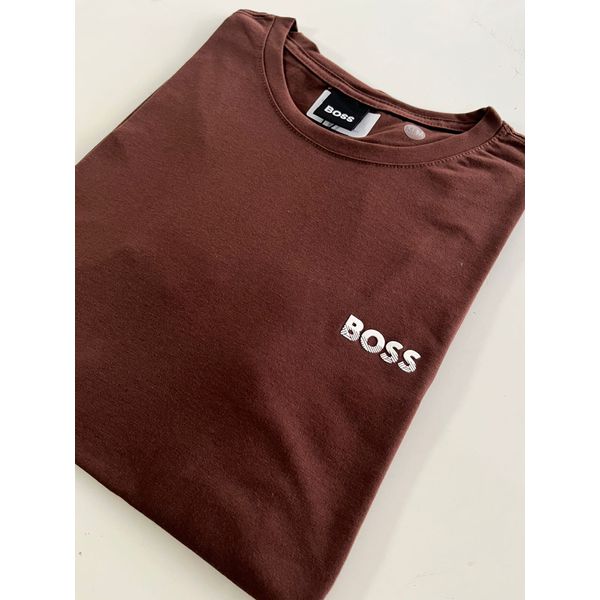 Camiseta Cotton Egípcio HB Estampada - Marrom