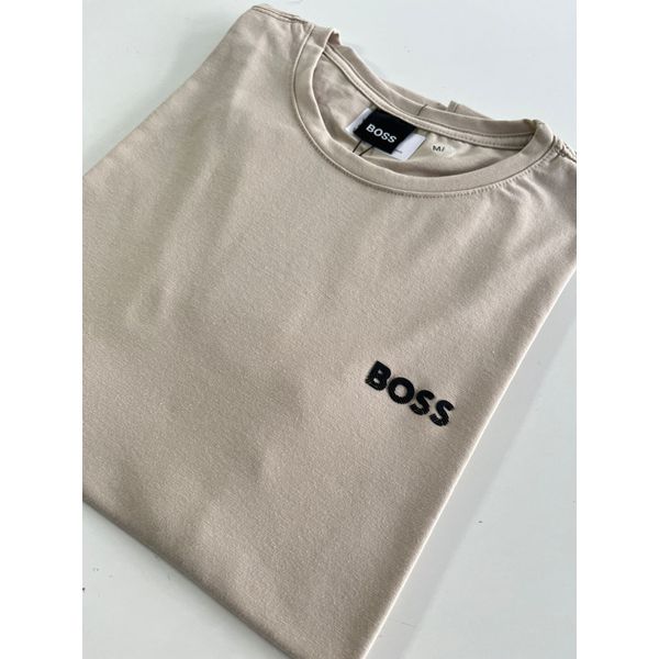 Camiseta Cotton Egípcio HB Estampada - bege