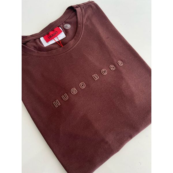 Camiseta Cotton Egípcio HB Estampada - Marrom