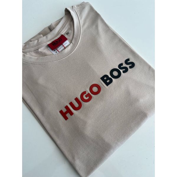 Camiseta Cotton Egípcio HB Estampada - Bege