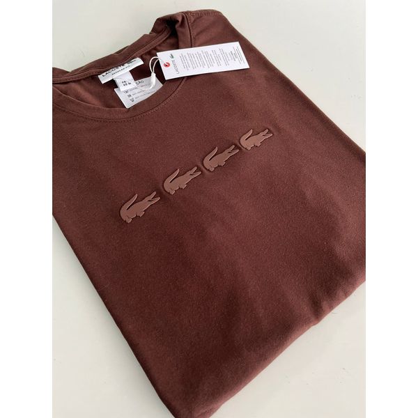 Camiseta Cotton Egípcio LCT - Marrom