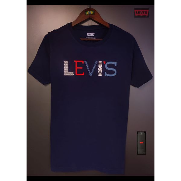 Camiseta Nacional Diferenciada LVS - Azul Marinho 