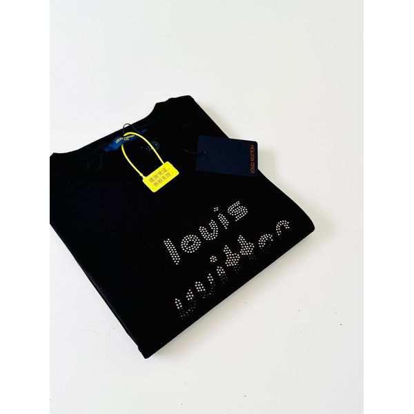 Camiseta Importação LV Estampada - Preto