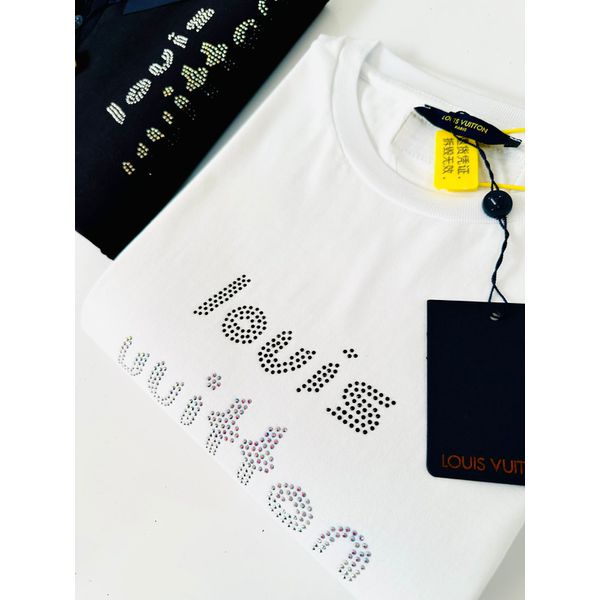 Camiseta Importação LV Estampada - Branco