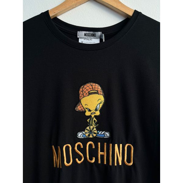 Camiseta Cotton Egipcio Estampada MSCN - Preto