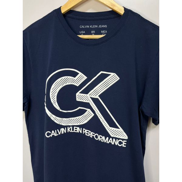 Camiseta Calvin Klein Básica - Azul Marinho - Camisetas
