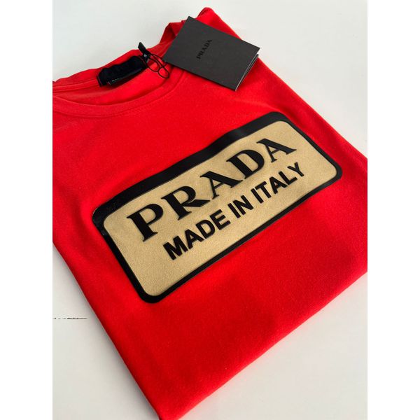 Camiseta Luxo PRD Estampada - Vermelho 
