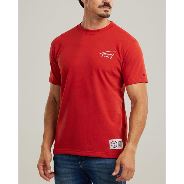 Camiseta Algodão Egípcio TH - Vermelho
