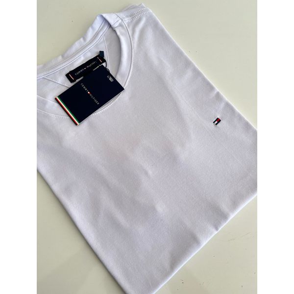 Camiseta Cotton Egípcio TH Estampada - Branco