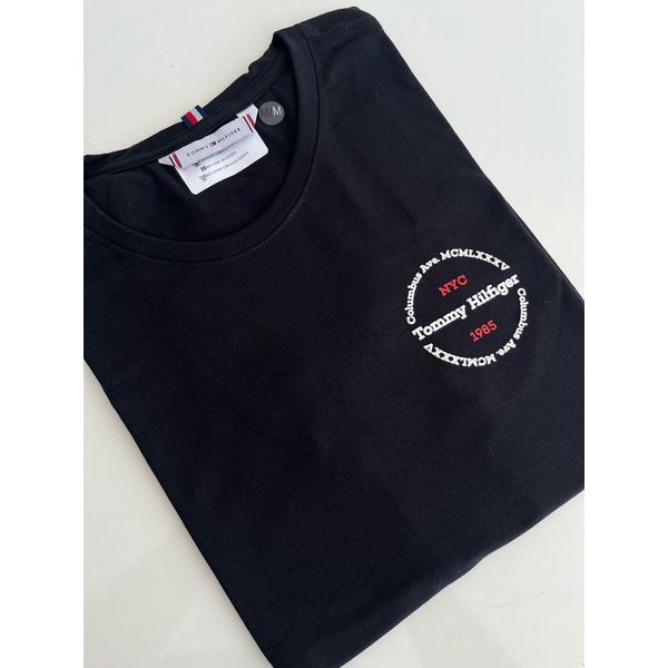 Camiseta Cotton Egípcio TH Estampada - Preto