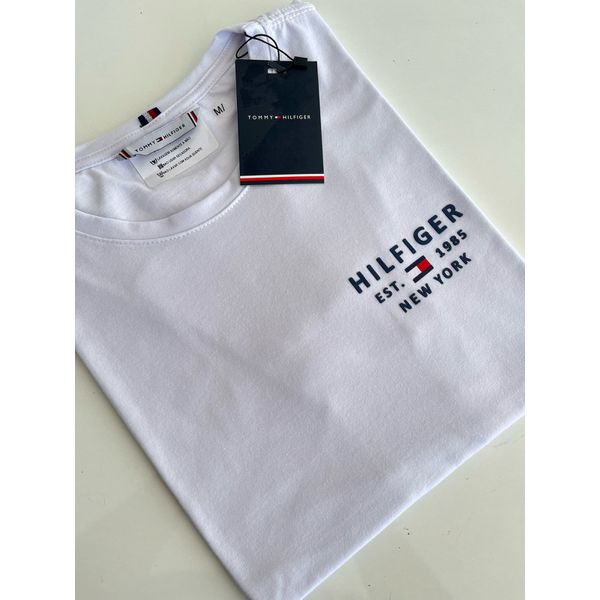 Camiseta Cotton Egípcio TH Estampada - Branco
