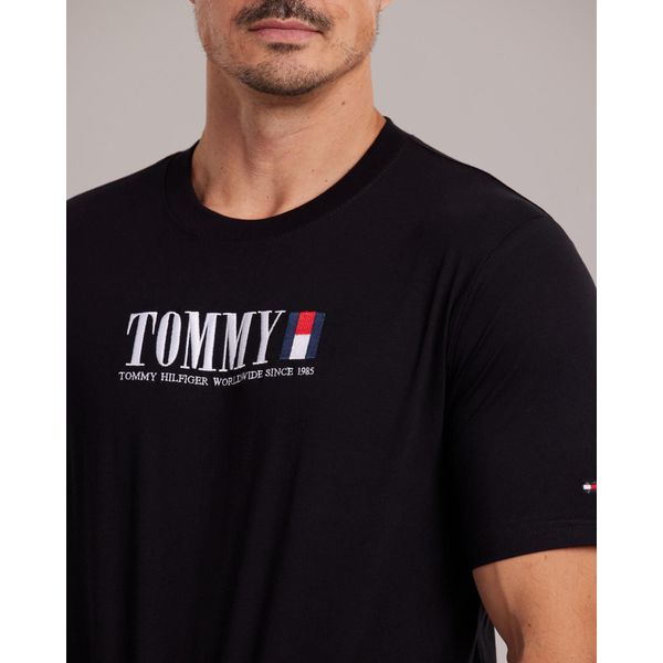 Camiseta Algodão Egípcio TH - Preto 