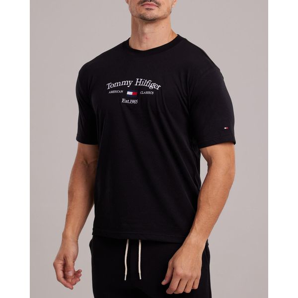 Camiseta Algodão Egípcio TH - Preto