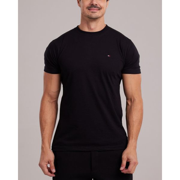 Camiseta Algodão Egípcio TH - Preto