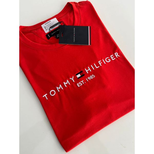 Camiseta Cotton Egípcio TH Estampada - Vermelho
