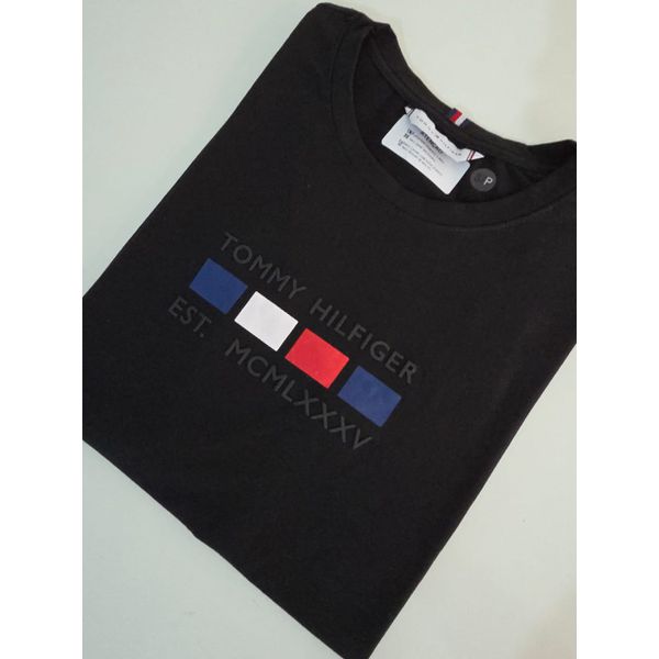 Camiseta Cotton Egípcio TH - Preto