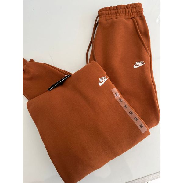 Conjunto Moletom MASCULINO NK - Marrom Terra