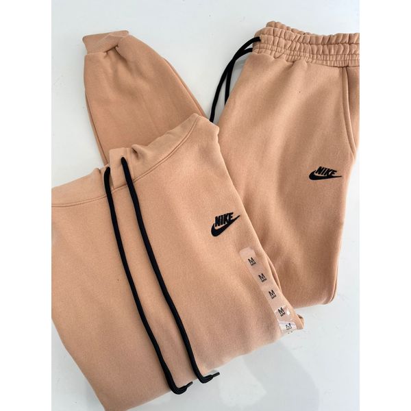 Conjunto Moletom MASCULINO NK - Bege