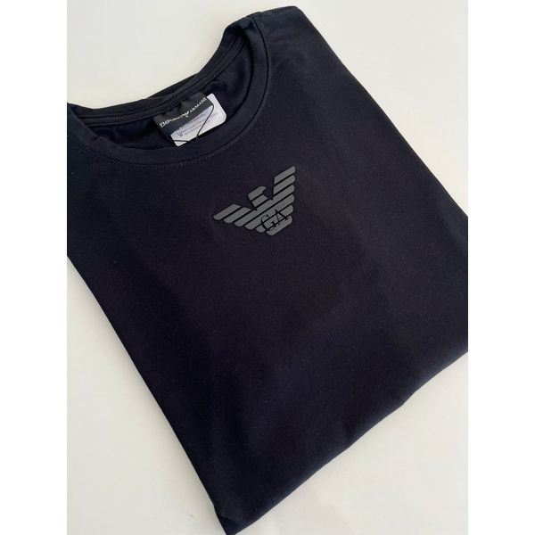 Camiseta Cotton Egípcio Arm Básica - Preto
