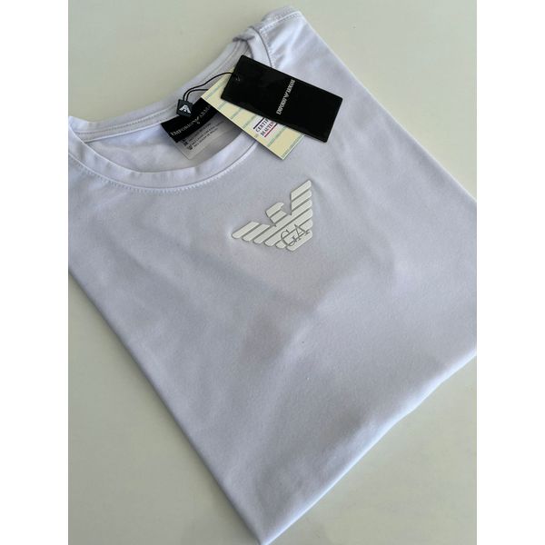 Camiseta Cotton Egípcio Arm Básica - Branco
