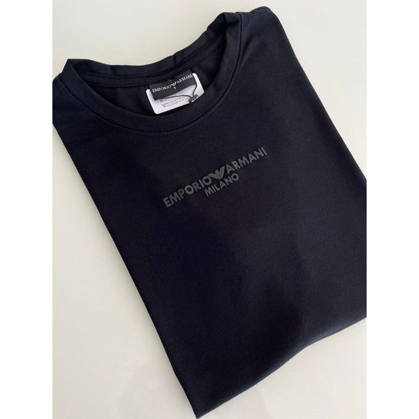 Camiseta Cotton Egípcio Arm Básica - Preto