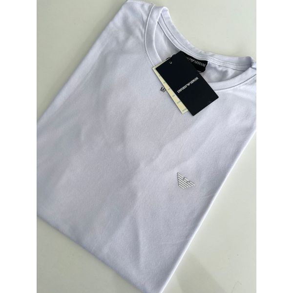 Camiseta Cotton Egípcio Arm - Branco