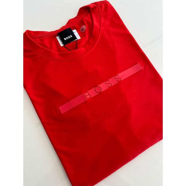 Camiseta Cotton Egípcio HB basica - Vermelho