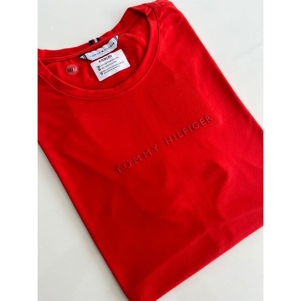 Camiseta Cotton Egípcio TH - Vermelho