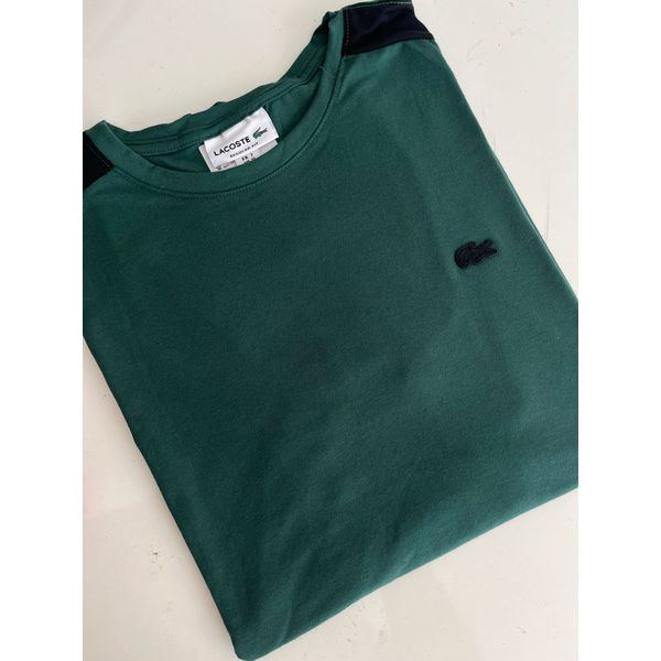 Camiseta Cotton Egípcio LCT - Verde jacaré preto 