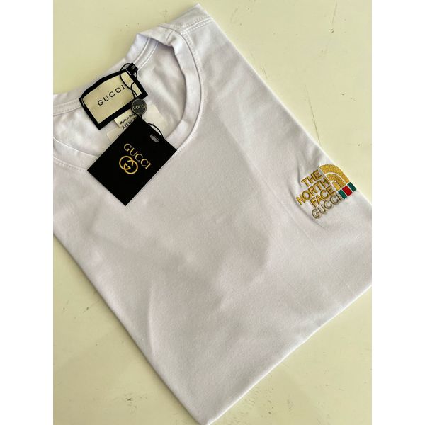 Camiseta Cotton Egípcio GCC TNF Estampada - Branco
