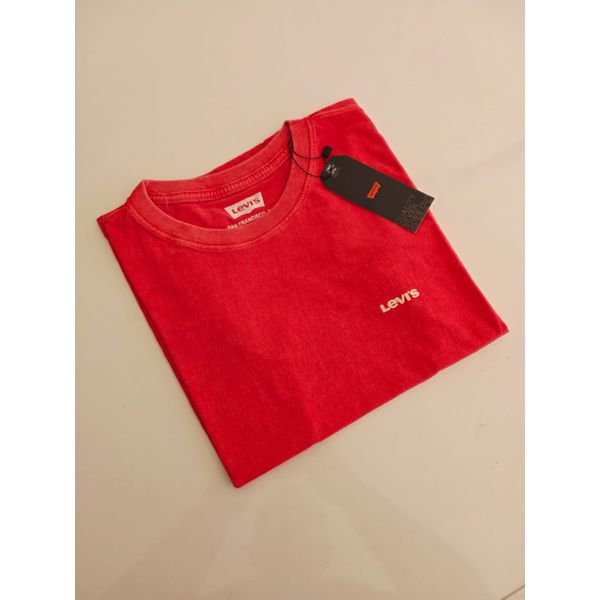 Camiseta Baby look Feminina LVS - Vermelho