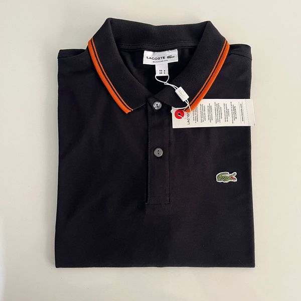 Gola Polo Premium Lct - Preto com laranja