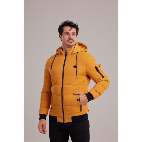 Jaqueta Arm Puffer - Amarela