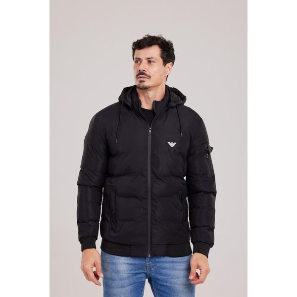 Jaqueta ARM Puffer - Preto 