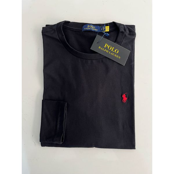 Camiseta Manga Longa RL - Preto