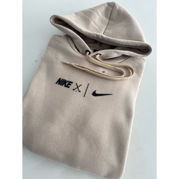Moletom C/ Capuz Premium NK - Bege 