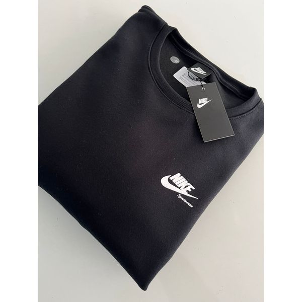 Moletom S/ Capuz NK - Preto