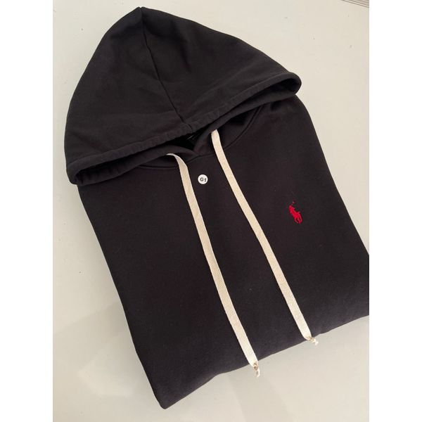 Moletom C/ Capuz PLUS SIZE RL - Preto 