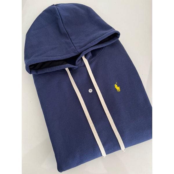 Moletom C/ Capuz PLUS SIZE RL - Marinho