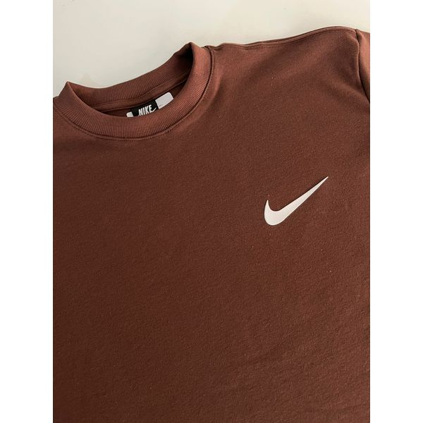 Camiseta Over NK - Marrom