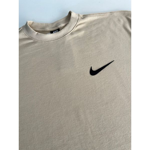 Camiseta Over NK - Bege