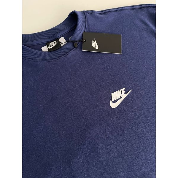 Camiseta Over NK - Azul marinho
