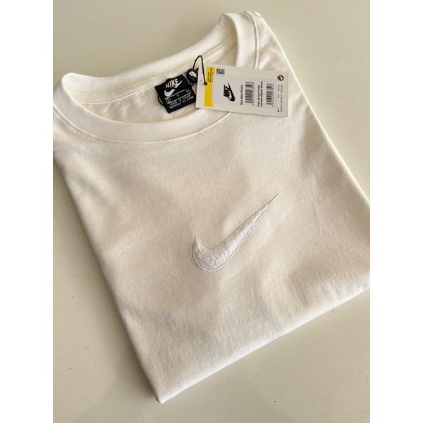 Camiseta Over NK - Branco