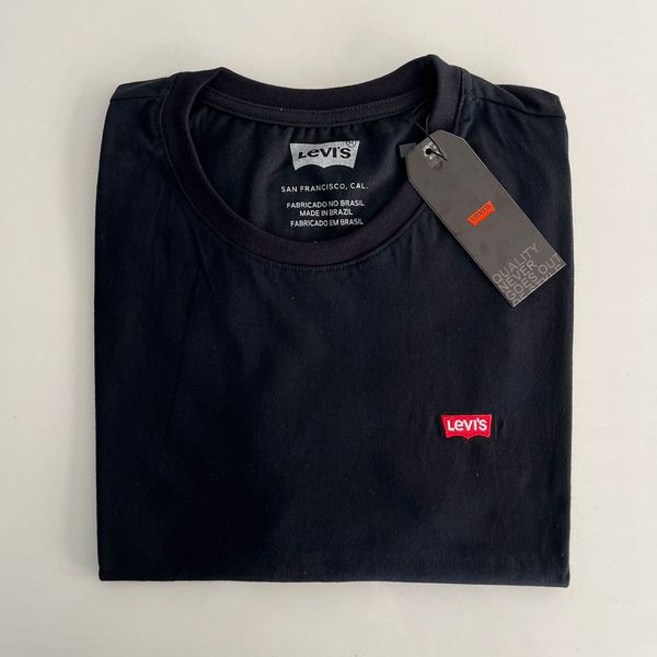 Camiseta PIMA JERSEY LVS - Preto