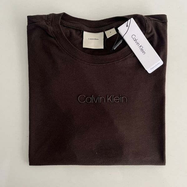 Camiseta PIMA JERSEY ARA - Marrom 